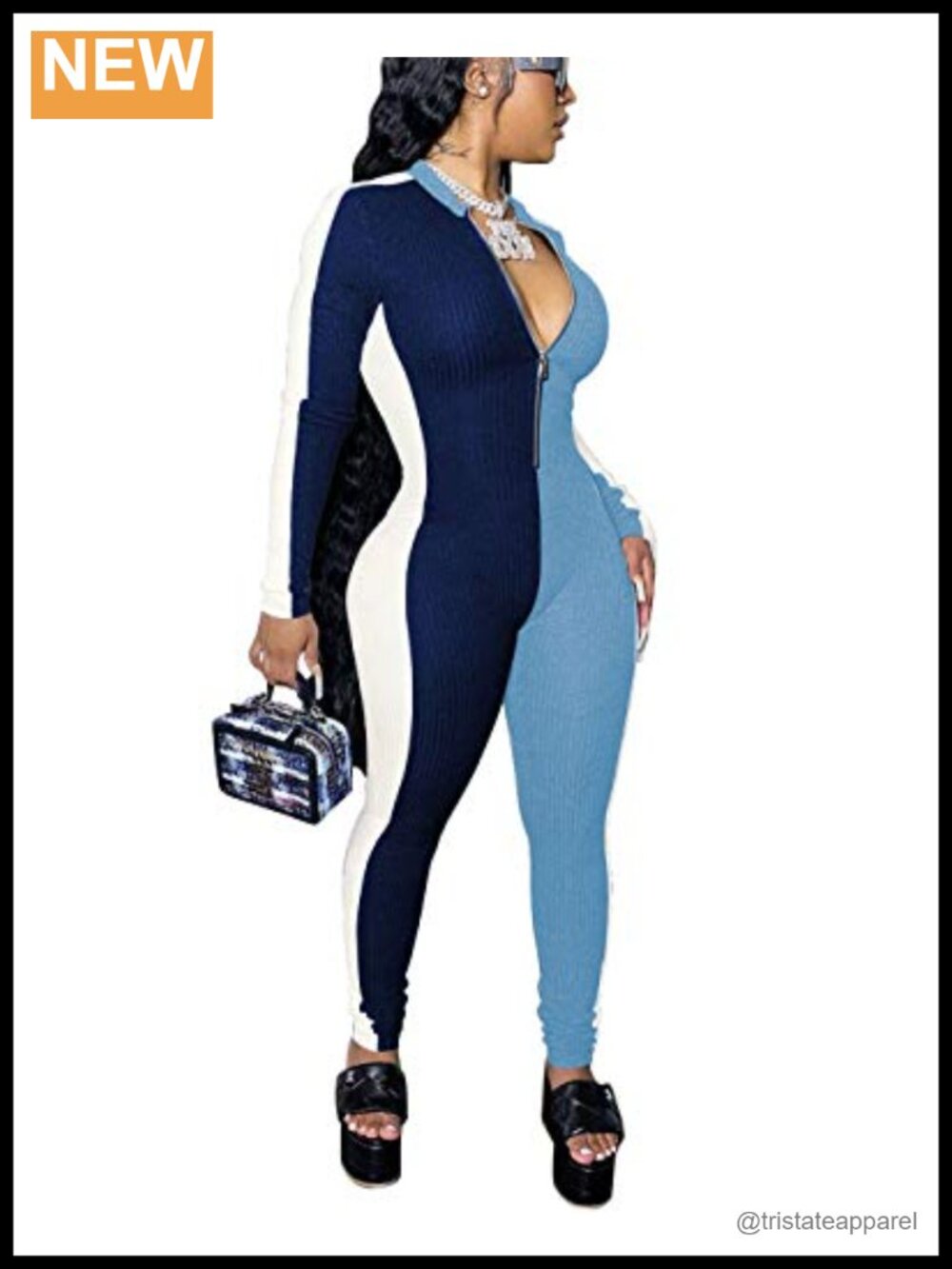 Women's V Neck Long Sleeve Bodycon Jumpsuit Stretch Party Clubwear